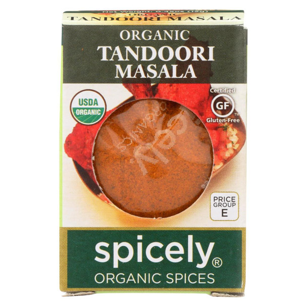 Spicely Organics - Organic Tandoori Masala Seasoning - Case of 6 - 0.45 oz.