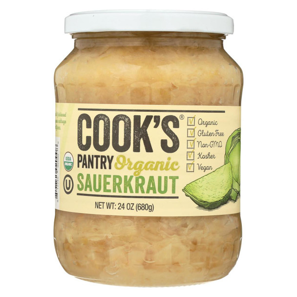 Cook's Pantry - Organic Sauerkraut - Case of 6 - 23.3 oz.