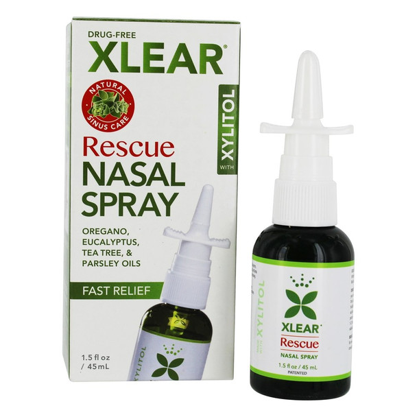 Xlear - Nasal Spray Rescue - Case of 12 - 1.5 OZ