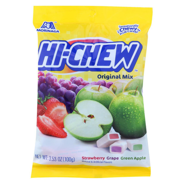 Morinaga - Hi-Chew Candy - Original Mix - Case of 6 - 3.53 oz.