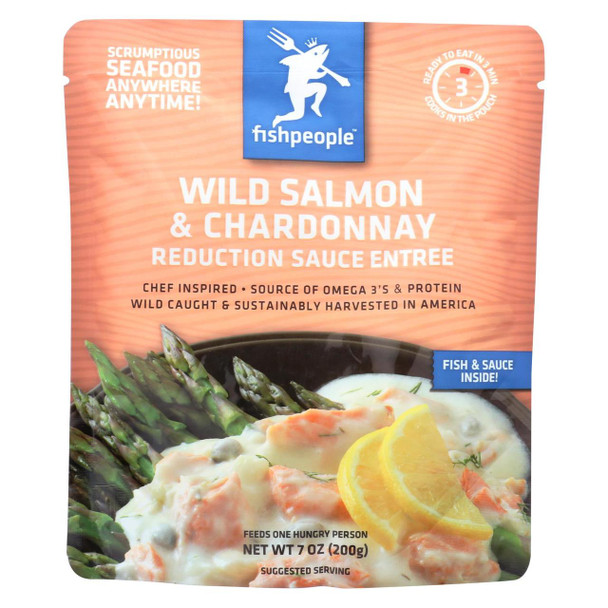 Fishpeople - Wild Salmon - Chardonnay - Case of 12 - 7 oz.