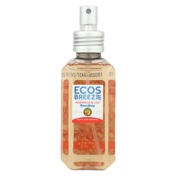 ECOS - Room Spray - Magnolia and Lily - Case of 6 - 4 fl oz.