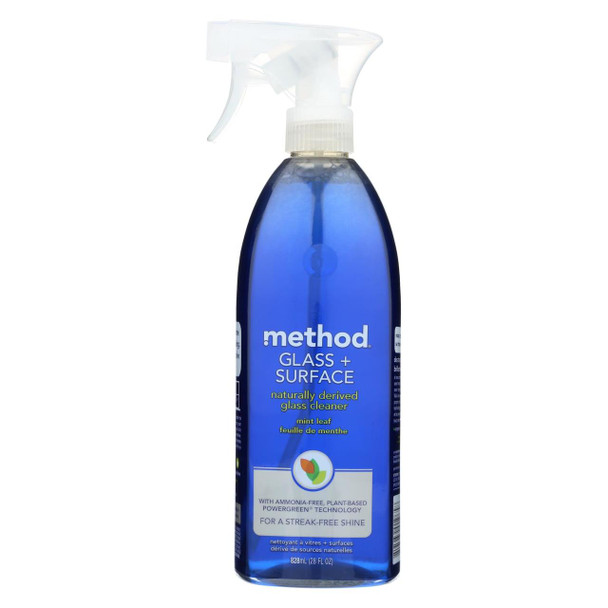 Method - Glass Cleaner - Mint Leaf - Case of 8 - 28 fl oz.