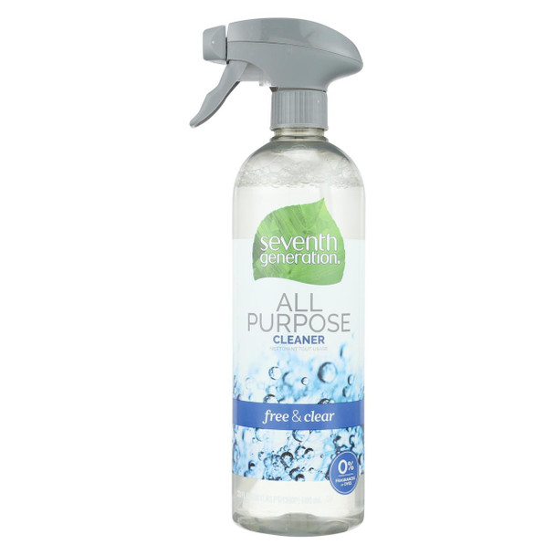 Seventh Generation - All-Purpose Cleaner - Free and Clear - Case of 8 - 23 fl oz.