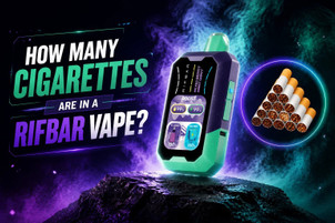How Many Cigarettes Are In A Rifbar Vape?