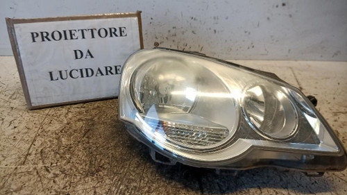 VOLKSWAGEN POLO «V» (2006) FANALERIA PROIETTORE ANT. DX. USATO Da 2005 A 2010 [[234814]]