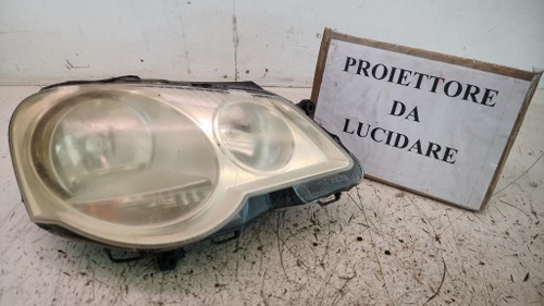 VOLKSWAGEN POLO «V» (2006) FANALERIA PROIETTORE ANT. DX. USATO Da 2005 A 2010 [[233569]]
