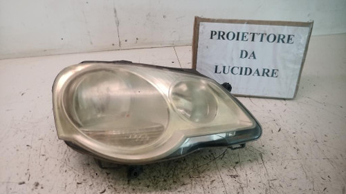 VOLKSWAGEN POLO «V» (2006) FANALERIA PROIETTORE ANT. DX. USATO Da 2005 A 2010 [[232523]]