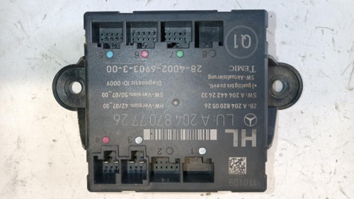 MERCEDES CLASSE C «S204» SW (2007) IMPIANTO ELETTRICO CENTRALINA ALZACRISTALLO PORTA POST. SX. USATO [[251770]]