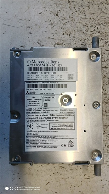 MERCEDES CLASSE E «C238» COUPÉ (2017) ALLESTIMENTI INTERNI UNITA DI COMANDO MULTIMEDIALE USATO Da 2016 in poi [[276038]]