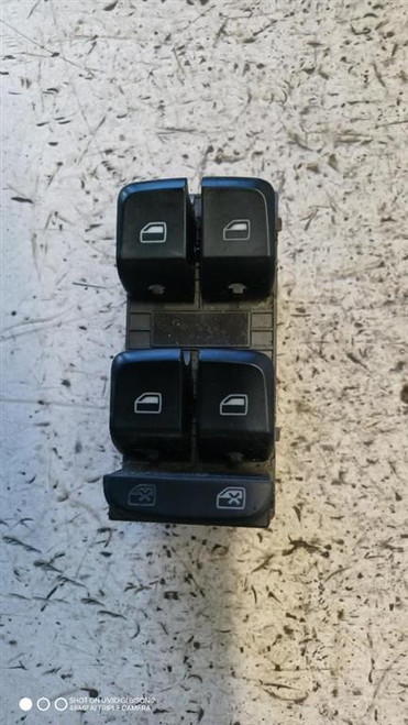 AUDI A4 «8K2» (2008) IMPIANTO ELETTRICO INTERRUTTORE ALZACRISTALLI ANT. SX. USATO Da 2007 A 2012 [[281662]]
