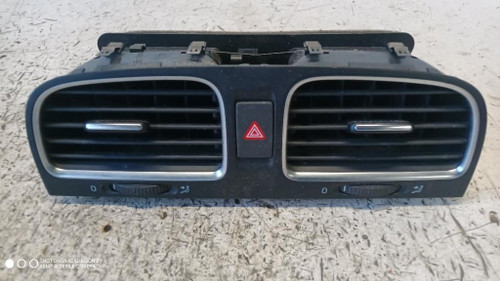 VOLKSWAGEN GOLF «VI» (2009) ALLESTIMENTI INTERNI GRIGLIA CONDOTTO ARIA CRUSCOTTO CENTRALE SUP. USATO Da 2008 A 2012 [[283166]]