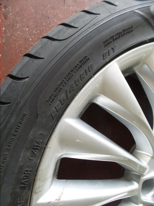 FIAT 500X (2015) LAMIERATI ESTERNI CERCHIO RUOTA ANT. SX. USATO [[192686]]