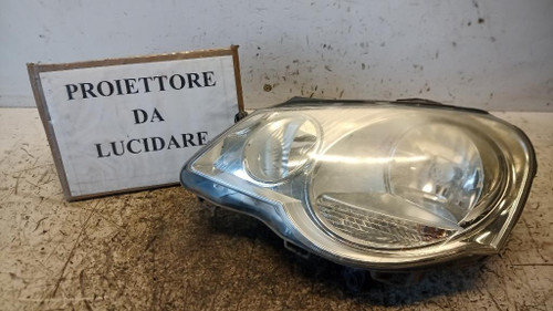 VOLKSWAGEN POLO «V» (2006) FANALERIA PROIETTORE ANT. SX. USATO Da 2005 A 2010 [[234813]]