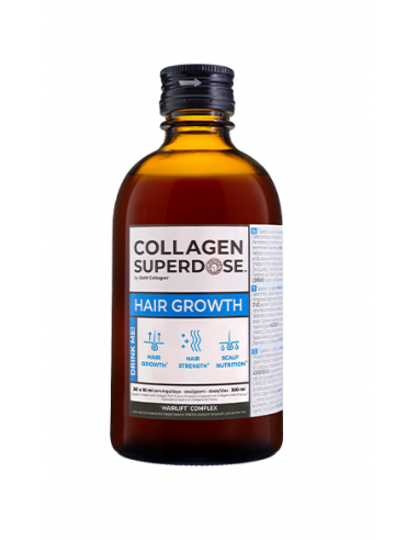 Gold collagen superdose hair growth 1 frasco 300 mL