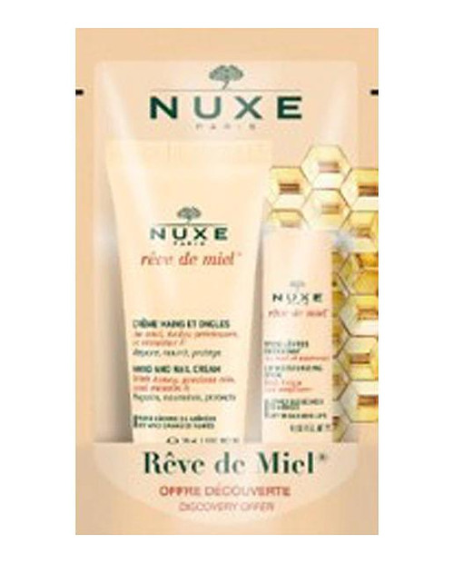 Pack crema de manos & stick labios rêve de miel® nuxe