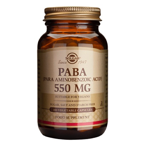 SOLGAR PABA 550MG 100CAPS