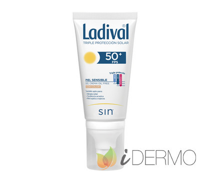 Ladival piel sensible o alérgica FPS 50+gel crem