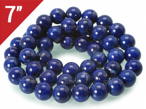 10mm Lapis Lazuli Round Loose Beads About 7" dyed [i10m3]