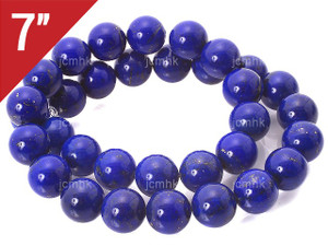 8mm Lapis Lazuli Round Loose Beads About 7" dyed [i8m3]