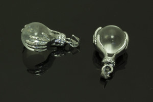25mm Lucky hand Pendant With 12mm Crystal Ball [y848-a5]