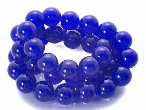 12mm Lapis Jade Round Beads 15.5" dyed [12b74]