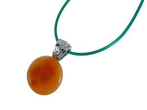 18mm Red Aventurine Round Cabochon Pendant [y725bp]