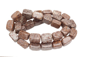 8x12mm Brown Agate Nugget Beads 15.5" natural [nb4]