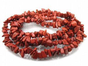 8-12mm Red Jasper Chips 36" [c3d4]