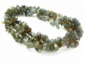 8-12mm Labradorite Chips 36" [c3d40]
