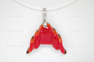 36x30mm Lucite Carved Designer Bead Pendant [z1063]