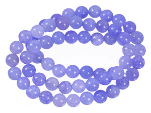 6mm Sky Ice Quartz Round Beads 15.5" dyed [6r19e]