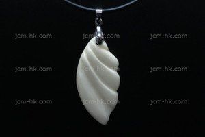 22X48mm Buffalo Bone Designer Bead Pendant [z1785]