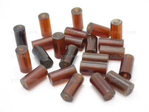 7X14mm Buffalo Horn Tube Beads 20pcs. [z1936]