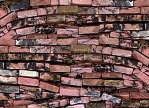 4x13mm Rhodnite Cube Beads 15.5" natural [h2r14]