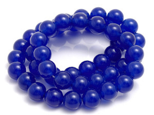 8mm Lapis Jade Round Beads 15.5" dyed [8b74]