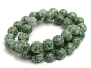 12mm Matte Tree Agate Round Beads 15.5" natural [12a23m]
