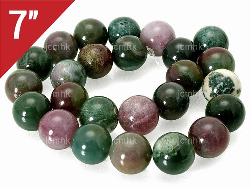 10mm Blood Agate Round Loose Beads About 7" natural [i10d1]