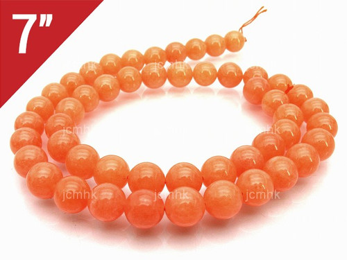 6mm Red Aventurine Round Loose Beads About 7" natural [i6a1]