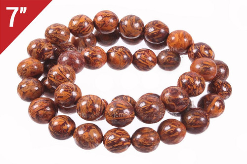6mm Elephant Skin Jasper round Loose Beads About 7" natural [i6r16]