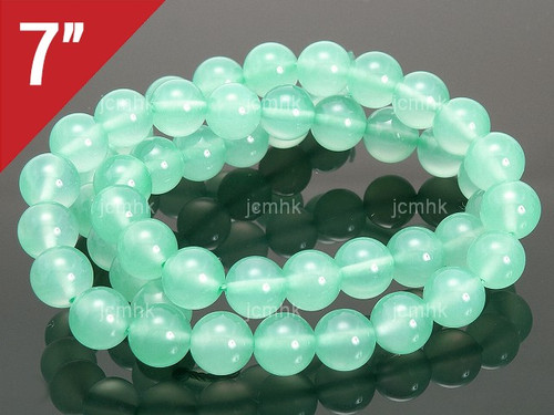 8mm Larimar Round Loose Beads About 7" synthetic [i8a64]