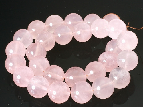 10mm Rose Quartz Round Beads 15.5" dyed [10b1]