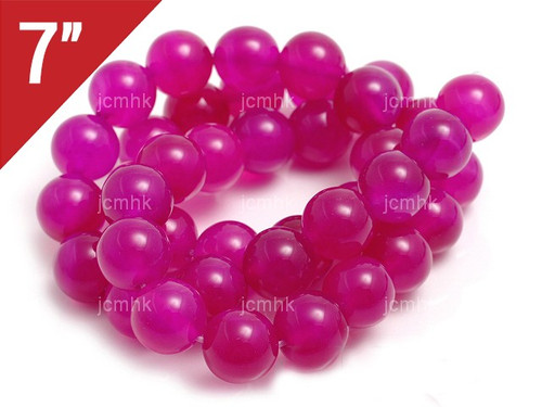8mm Rose Agate Round Loose Beads About 7" dyed [i8f11]