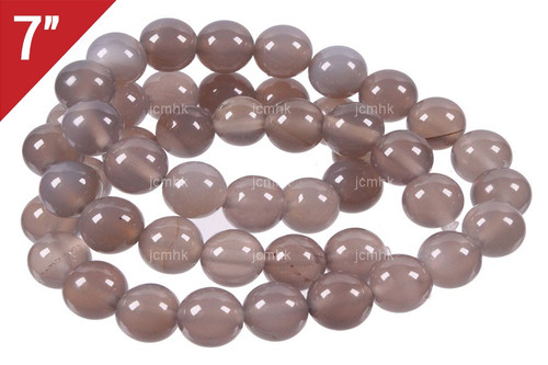 8mm Gray Agate Round Loose Beads About 7" natural [i8r64]