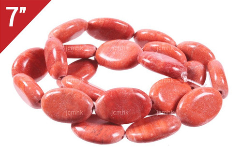 15x20mm Red Malachite Puff Oval Loose Beads 7" natural [is7a17-15]