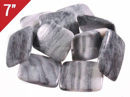 30x42mm Zebra Jasper Rectangle Loose Beads 7" [iwa281]