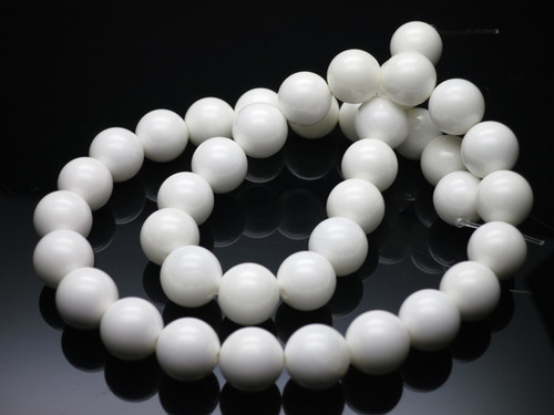 10mm Mother Of Pearl Round Beads 15.5" natural [10d53]