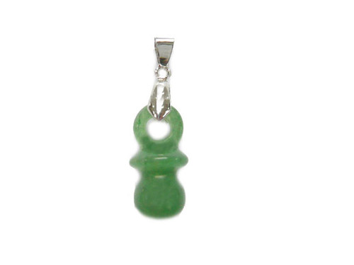 12x28mm Aventurine Shooter Pendant [y948fp]