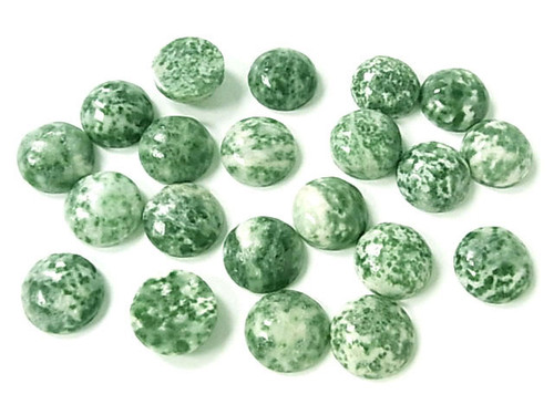 16mm Tree Agate Round Cabochon 5pcs. 6mm thick [y713d]