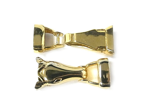 14K Gold Plated 40mm 4-7 Row Clasp [y365a]